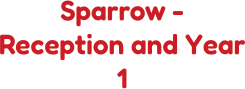 Sparrow - Reception and Year 1